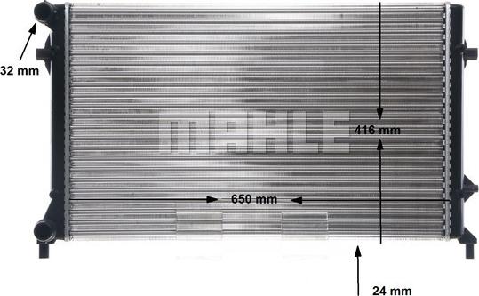 Wilmink Group WG2183432 - Радиатор, охлаждане на двигателя vvparts.bg