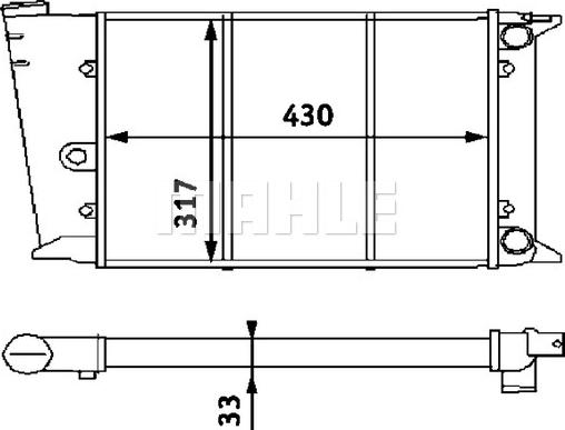 Wilmink Group WG2183590 - Радиатор, охлаждане на двигателя vvparts.bg