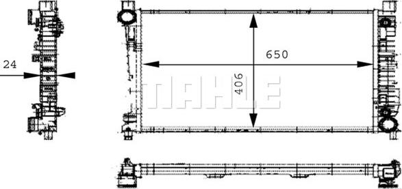 Wilmink Group WG2183542 - Радиатор, охлаждане на двигателя vvparts.bg