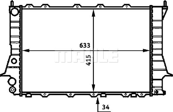 Wilmink Group WG2183509 - Радиатор, охлаждане на двигателя vvparts.bg