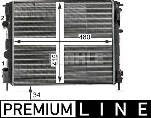 Wilmink Group WG2183500 - Радиатор, охлаждане на двигателя vvparts.bg