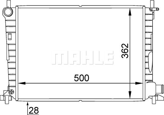 Wilmink Group WG2183534 - Радиатор, охлаждане на двигателя vvparts.bg