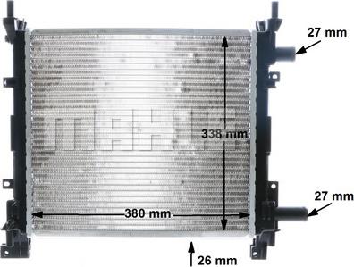 Wilmink Group WG2183536 - Радиатор, охлаждане на двигателя vvparts.bg