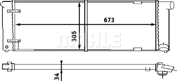 Wilmink Group WG2183574 - Радиатор, охлаждане на двигателя vvparts.bg