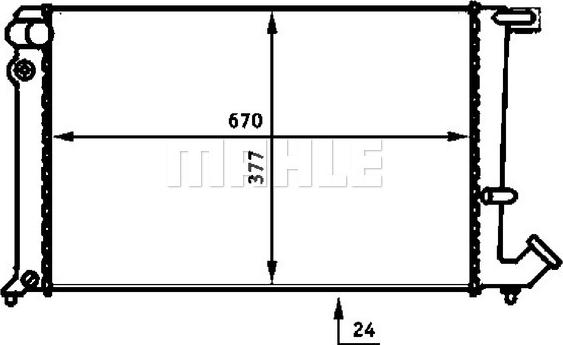 Wilmink Group WG2183653 - Радиатор, охлаждане на двигателя vvparts.bg