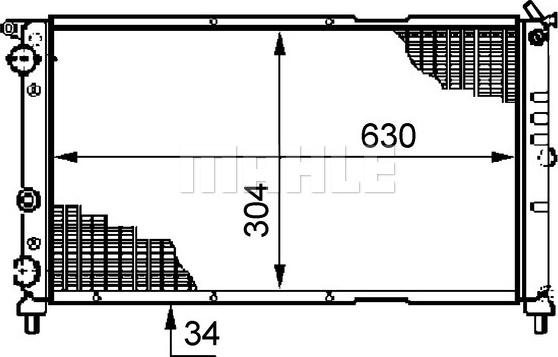 Wilmink Group WG2183669 - Радиатор, охлаждане на двигателя vvparts.bg