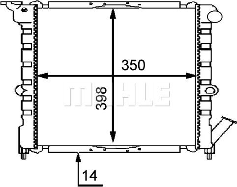 Wilmink Group WG2183618 - Радиатор, охлаждане на двигателя vvparts.bg