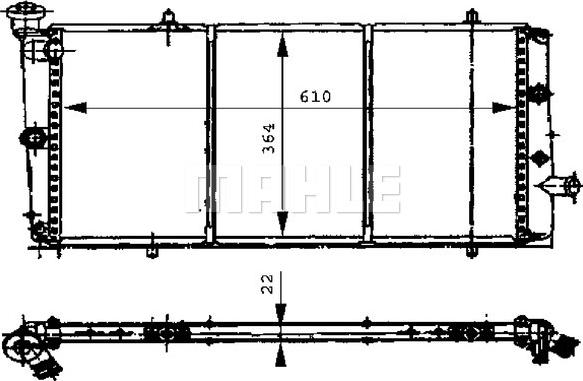 Wilmink Group WG2183617 - Радиатор, охлаждане на двигателя vvparts.bg