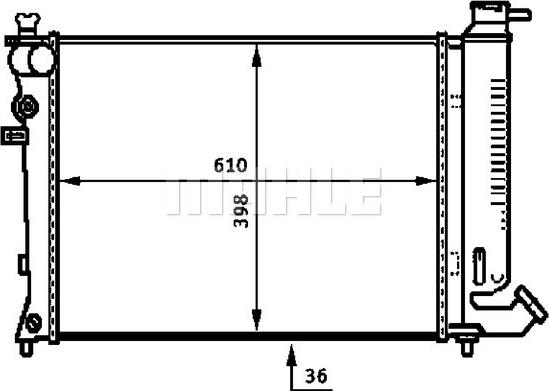 Wilmink Group WG2183677 - Радиатор, охлаждане на двигателя vvparts.bg