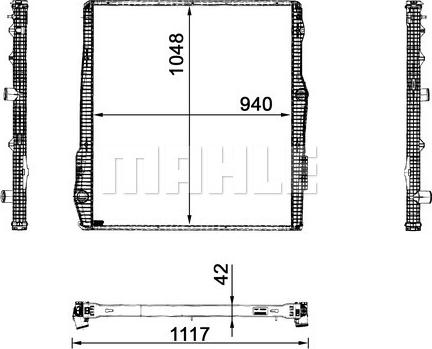 Wilmink Group WG2183089 - Радиатор, охлаждане на двигателя vvparts.bg