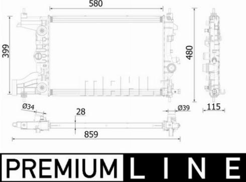 Wilmink Group WG2183192 - Радиатор, охлаждане на двигателя vvparts.bg