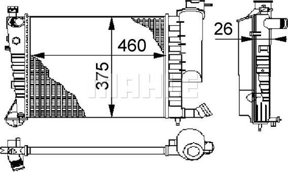 Wilmink Group WG2183170 - Радиатор, охлаждане на двигателя vvparts.bg