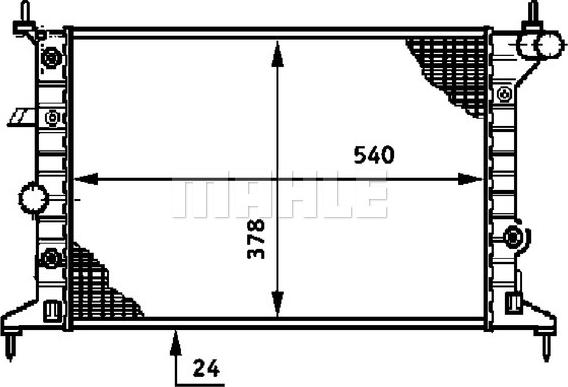 Wilmink Group WG2183843 - Радиатор, охлаждане на двигателя vvparts.bg