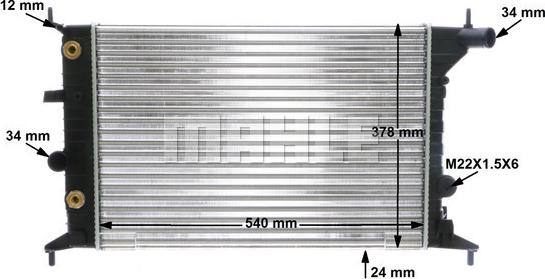 Wilmink Group WG2183843 - Радиатор, охлаждане на двигателя vvparts.bg