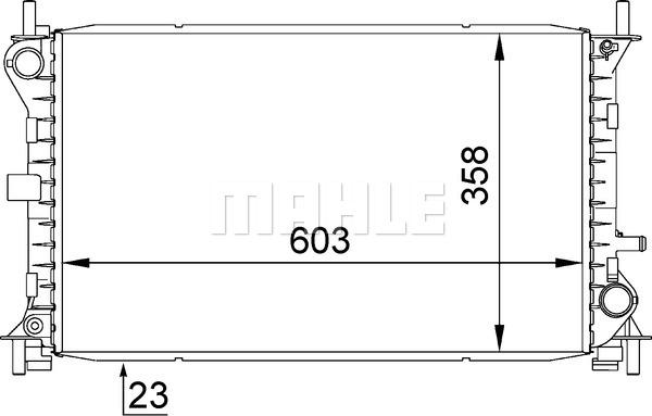 Wilmink Group WG2183834 - Радиатор, охлаждане на двигателя vvparts.bg