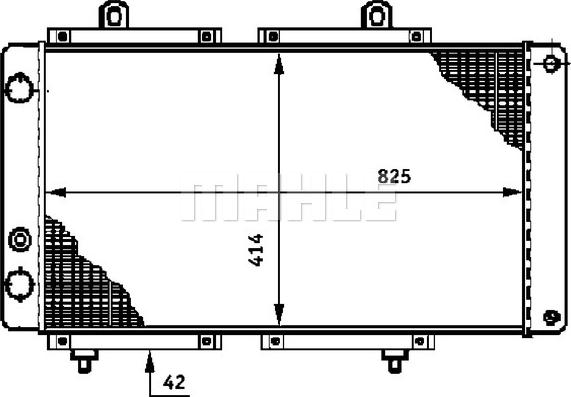 Wilmink Group WG2183824 - Радиатор, охлаждане на двигателя vvparts.bg