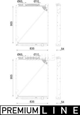 Wilmink Group WG2183879 - Радиатор, охлаждане на двигателя vvparts.bg