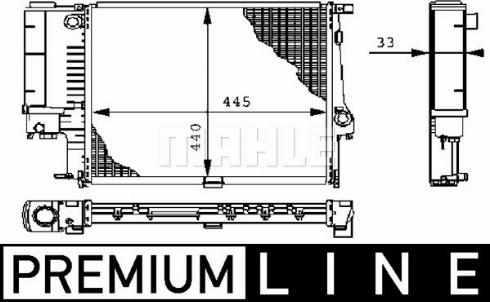 Wilmink Group WG2183302 - Радиатор, охлаждане на двигателя vvparts.bg