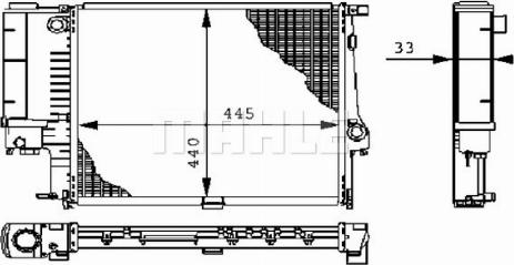 Wilmink Group WG2183302 - Радиатор, охлаждане на двигателя vvparts.bg