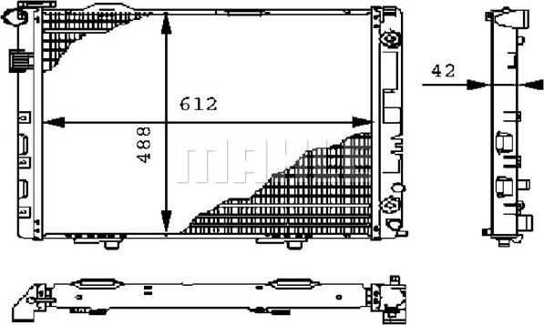 Wilmink Group WG2183311 - Радиатор, охлаждане на двигателя vvparts.bg