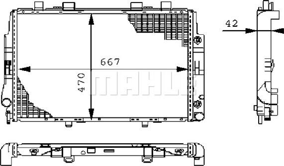 Wilmink Group WG2183337 - Радиатор, охлаждане на двигателя vvparts.bg