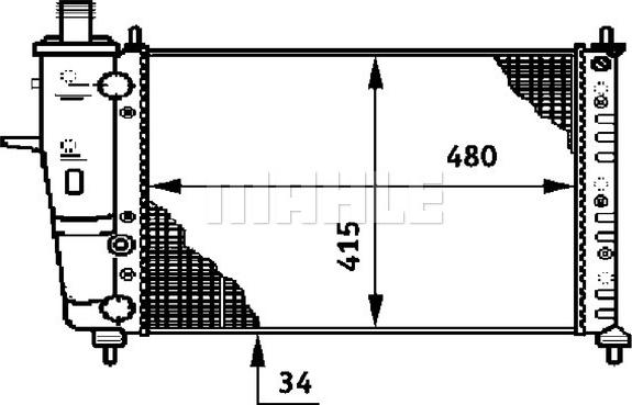 Wilmink Group WG2183799 - Радиатор, охлаждане на двигателя vvparts.bg