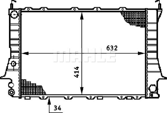 Wilmink Group WG2183791 - Радиатор, охлаждане на двигателя vvparts.bg