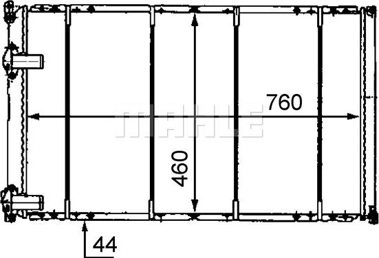 Wilmink Group WG2183714 - Радиатор, охлаждане на двигателя vvparts.bg