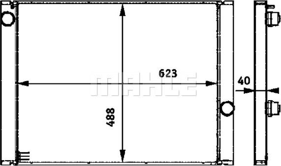 Wilmink Group WG2183780 - Радиатор, охлаждане на двигателя vvparts.bg