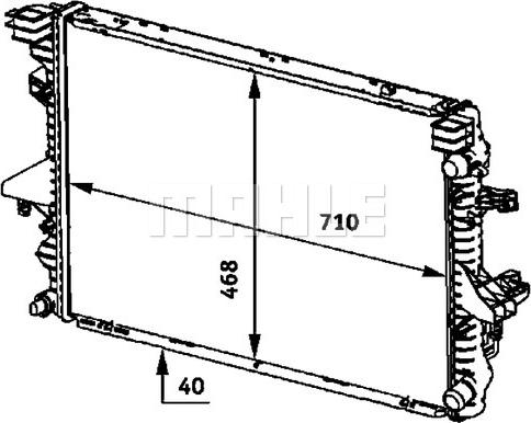 Wilmink Group WG2183781 - Радиатор, охлаждане на двигателя vvparts.bg