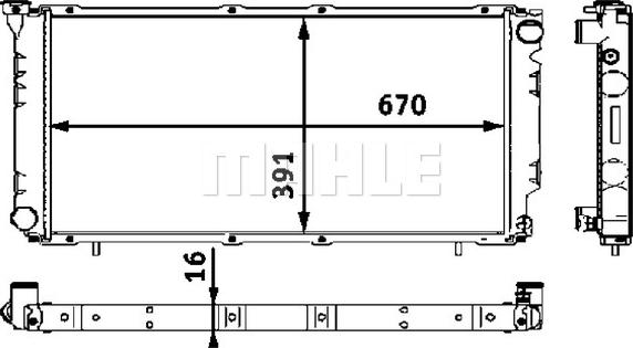 Wilmink Group WG2183731 - Радиатор, охлаждане на двигателя vvparts.bg