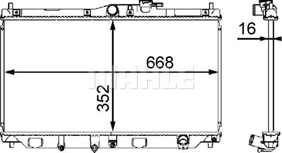 Wilmink Group WG2182998 - Радиатор, охлаждане на двигателя vvparts.bg