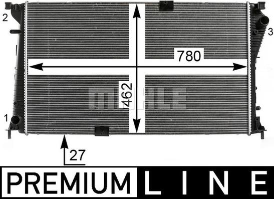 Wilmink Group WG2182932 - Радиатор, охлаждане на двигателя vvparts.bg