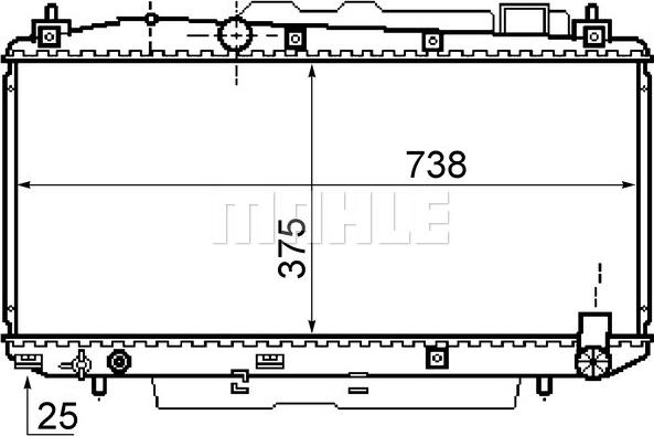 Wilmink Group WG2182406 - Радиатор, охлаждане на двигателя vvparts.bg