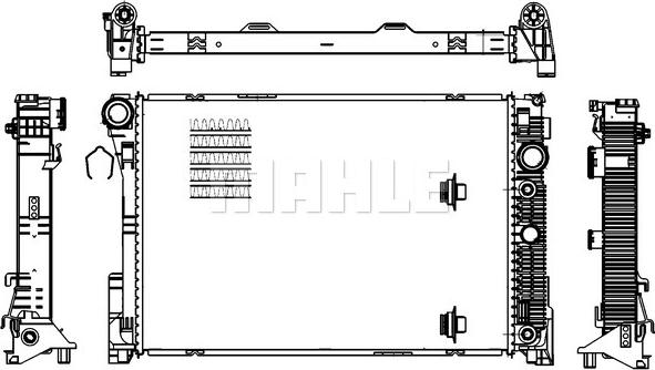 Wilmink Group WG2182419 - Радиатор, охлаждане на двигателя vvparts.bg