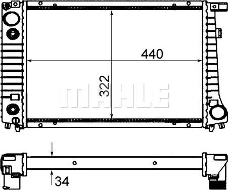 Wilmink Group WG2182410 - Радиатор, охлаждане на двигателя vvparts.bg