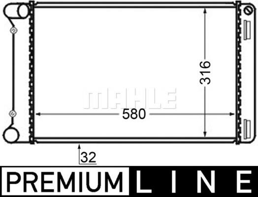 Wilmink Group WG2182474 - Радиатор, охлаждане на двигателя vvparts.bg