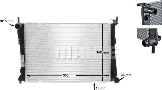 Wilmink Group WG2182565 - Радиатор, охлаждане на двигателя vvparts.bg