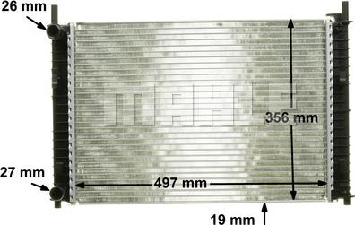 Wilmink Group WG2182563 - Радиатор, охлаждане на двигателя vvparts.bg