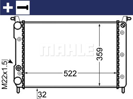 Wilmink Group WG2182508 - Радиатор, охлаждане на двигателя vvparts.bg