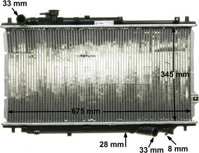 Wilmink Group WG2182535 - Радиатор, охлаждане на двигателя vvparts.bg