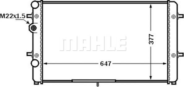 Wilmink Group WG2182698 - Радиатор, охлаждане на двигателя vvparts.bg