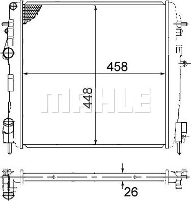 Wilmink Group WG2182693 - Радиатор, охлаждане на двигателя vvparts.bg