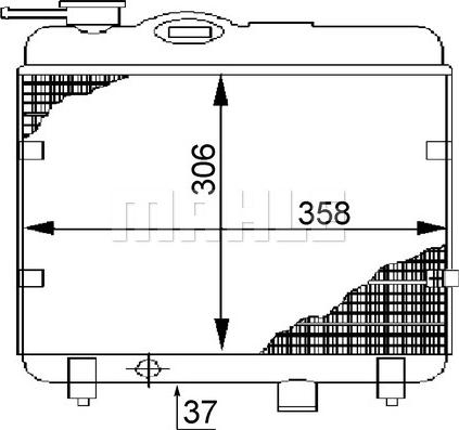 Wilmink Group WG2182641 - Радиатор, охлаждане на двигателя vvparts.bg