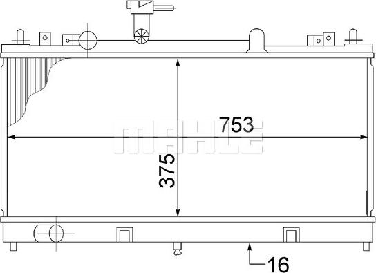 Wilmink Group WG2182659 - Радиатор, охлаждане на двигателя vvparts.bg