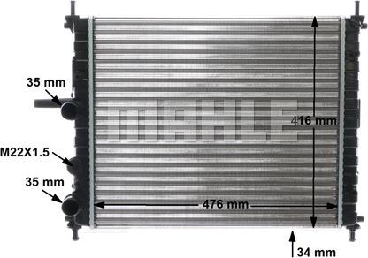 Wilmink Group WG2182633 - Радиатор, охлаждане на двигателя vvparts.bg