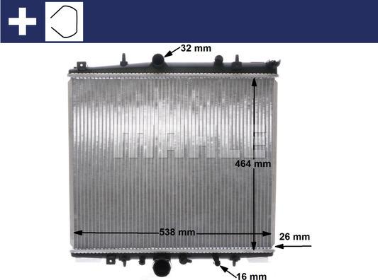 Wilmink Group WG2182629 - Радиатор, охлаждане на двигателя vvparts.bg