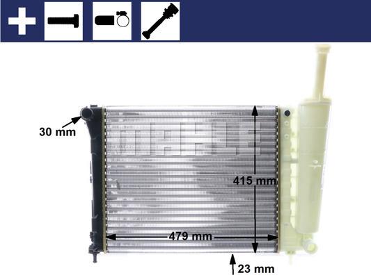 Wilmink Group WG2182891 - Радиатор, охлаждане на двигателя vvparts.bg