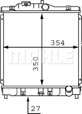 Wilmink Group WG2182892 - Радиатор, охлаждане на двигателя vvparts.bg