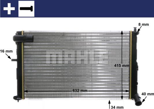 Wilmink Group WG2182842 - Радиатор, охлаждане на двигателя vvparts.bg